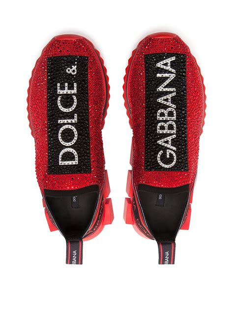 dolce and gabbana rhinestone sneakers.